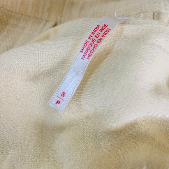 Free People Size S Women's Love Of My Life Midi Dress Butter Yellow Summer - Picture 11 of 11